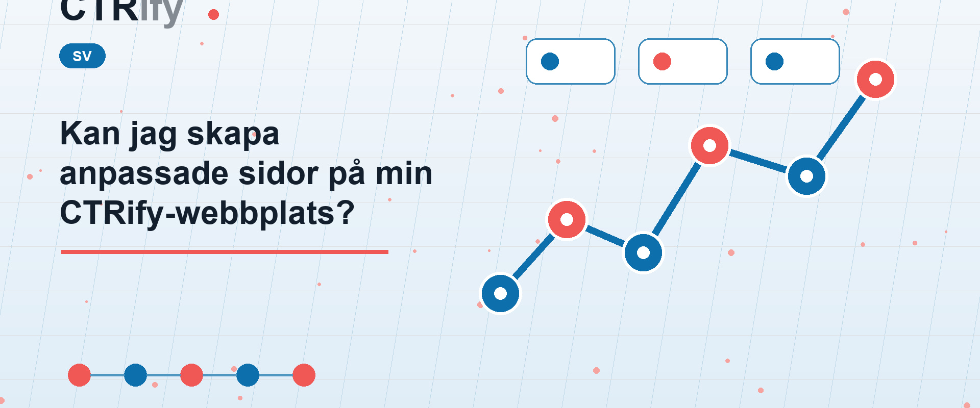 Kan jag skapa anpassade sidor på min CTRify-webbplats?
