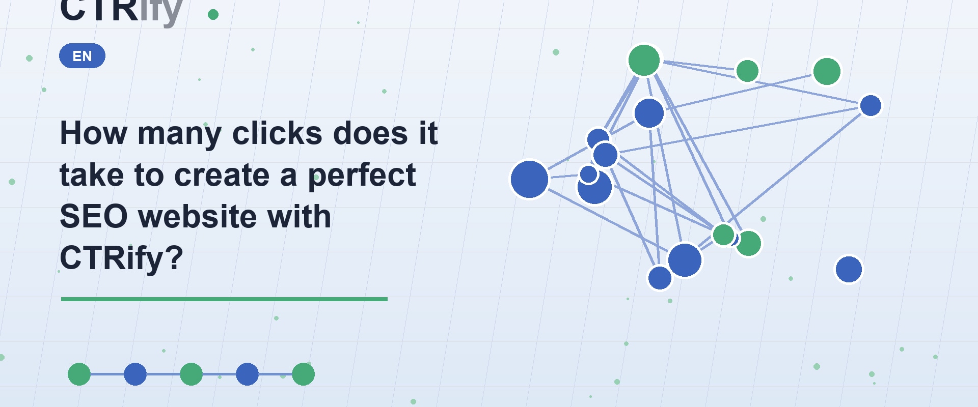 How many clicks does it take to create a perfect SEO website with CTRify?