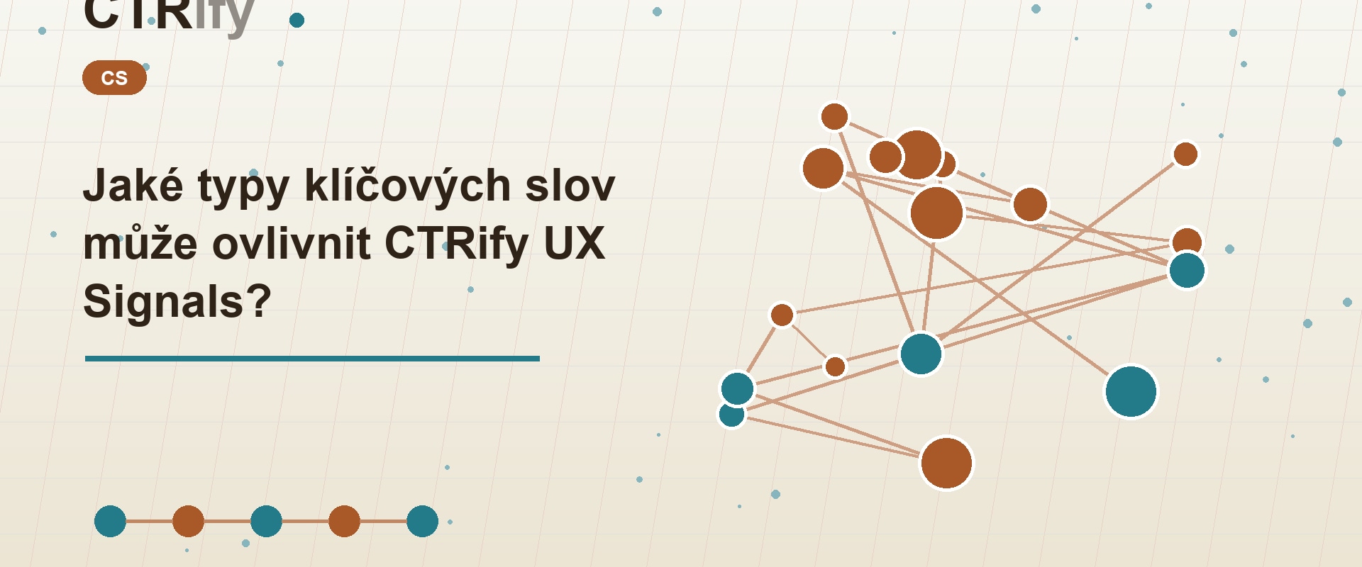 Jaké typy klíčových slov může ovlivnit CTRify UX Signals?