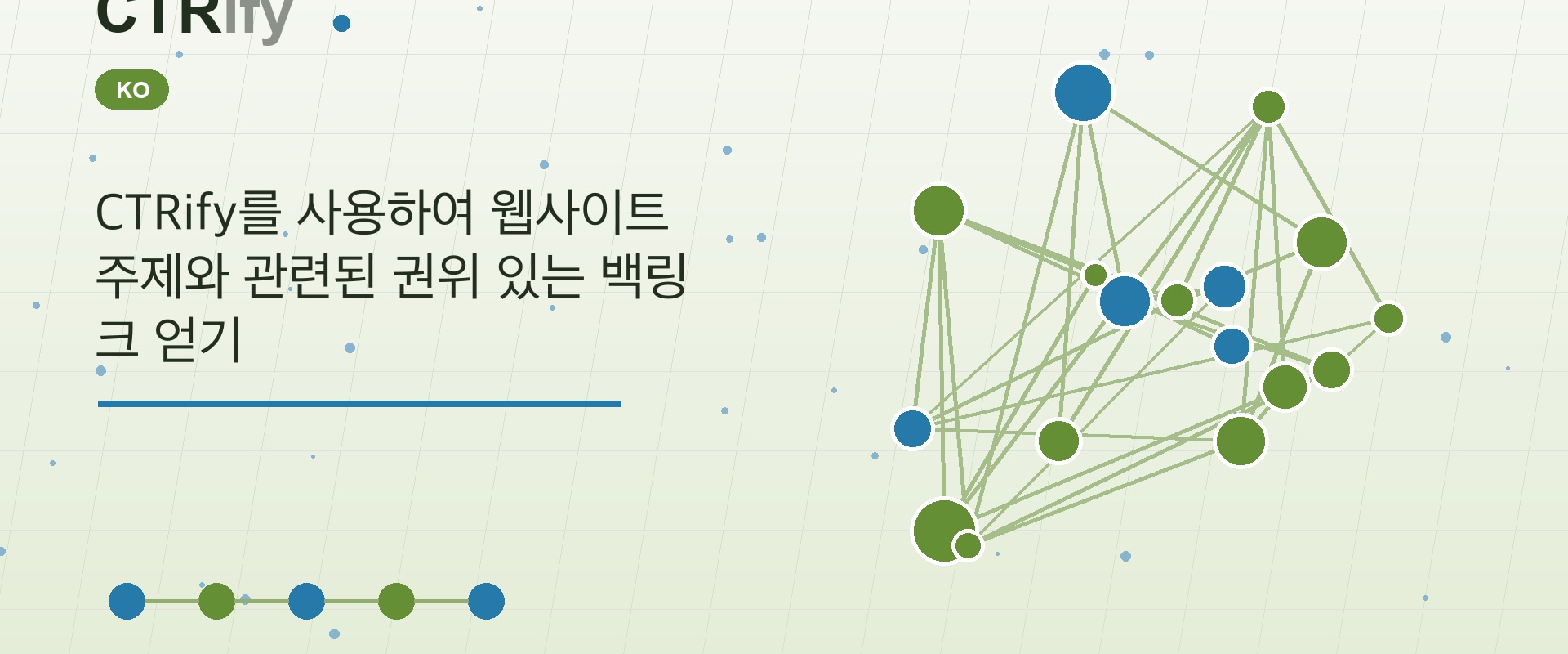 CTRify를 사용하여 웹사이트 주제와 관련된 권위 있는 백링크 얻기