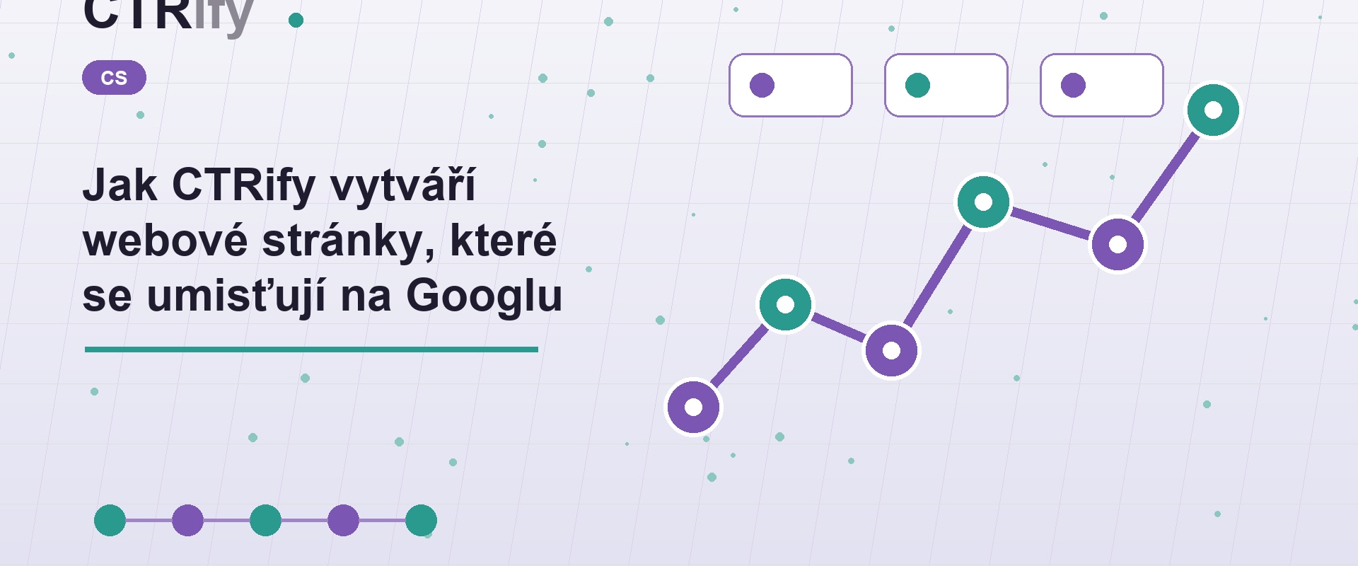 Jak CTRify vytváří webové stránky, které se umisťují na Googlu