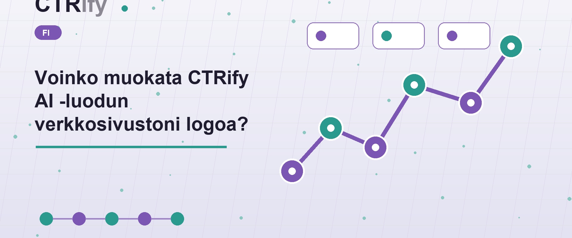 Voinko muokata CTRify AI -luodun verkkosivustoni logoa?