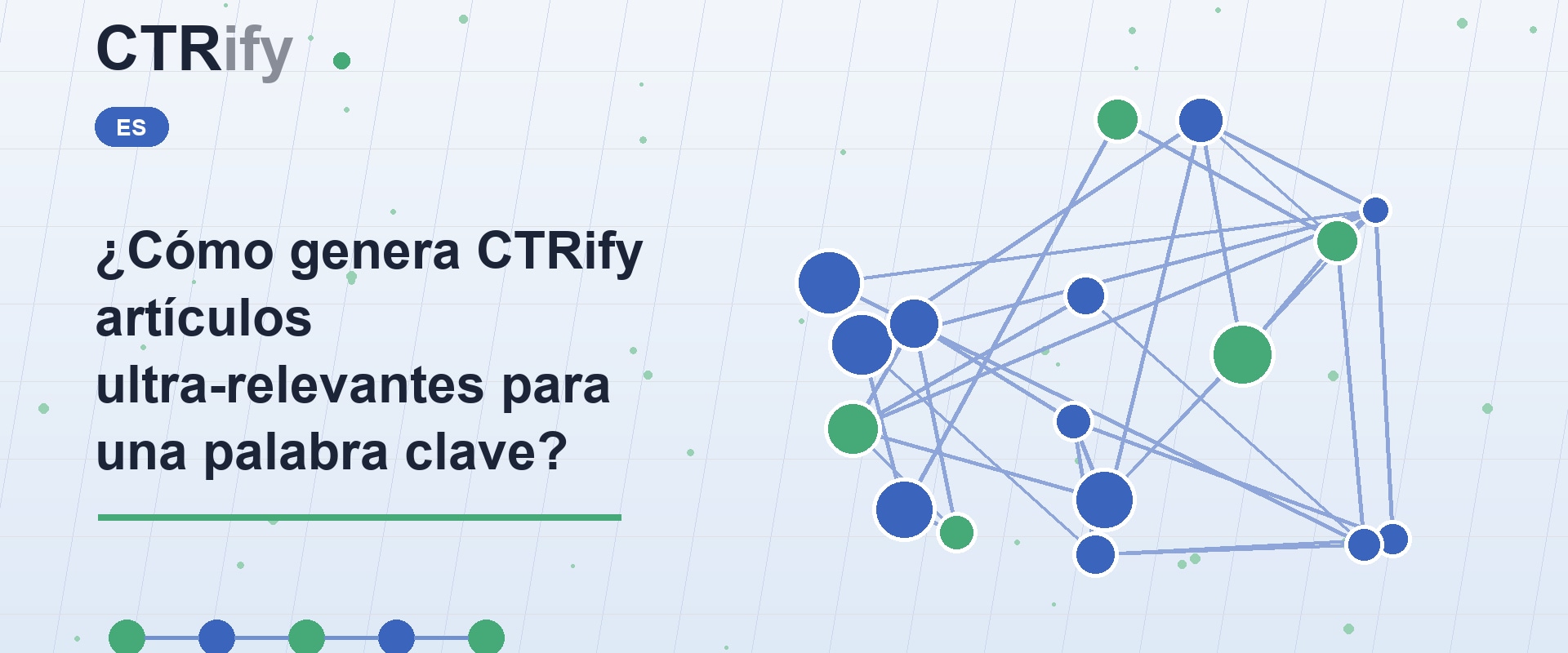 ¿Cómo genera CTRify artículos ultra-relevantes para una palabra clave?