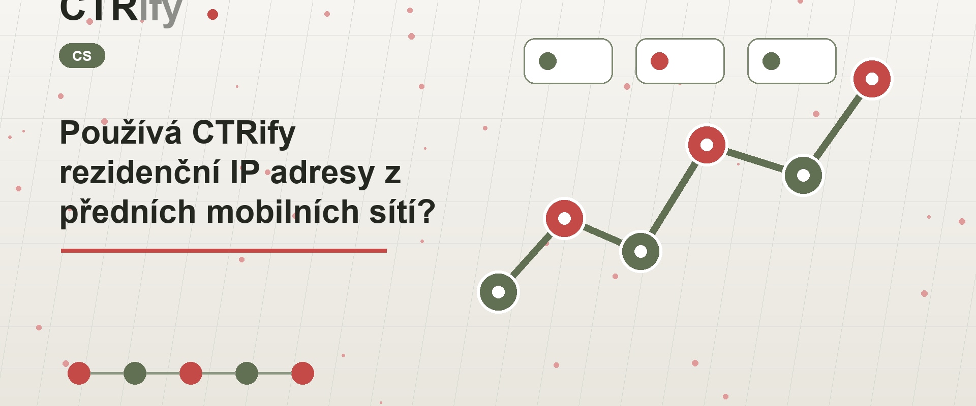 Používá CTRify rezidenční IP adresy z předních mobilních sítí?
