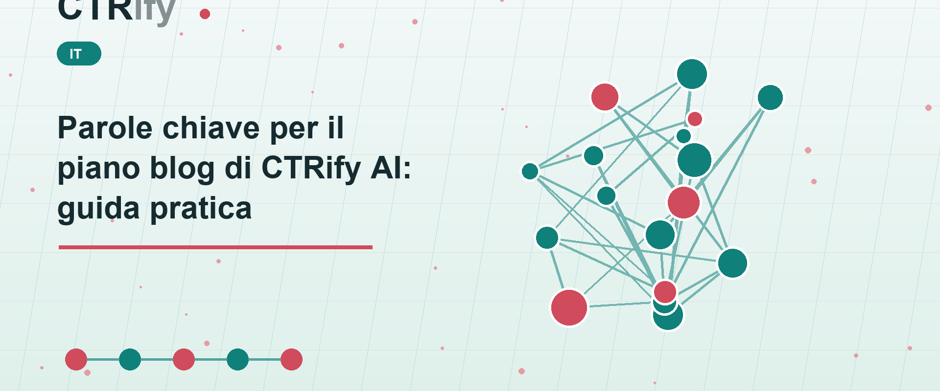 Parole chiave per il piano blog di CTRify AI: guida pratica