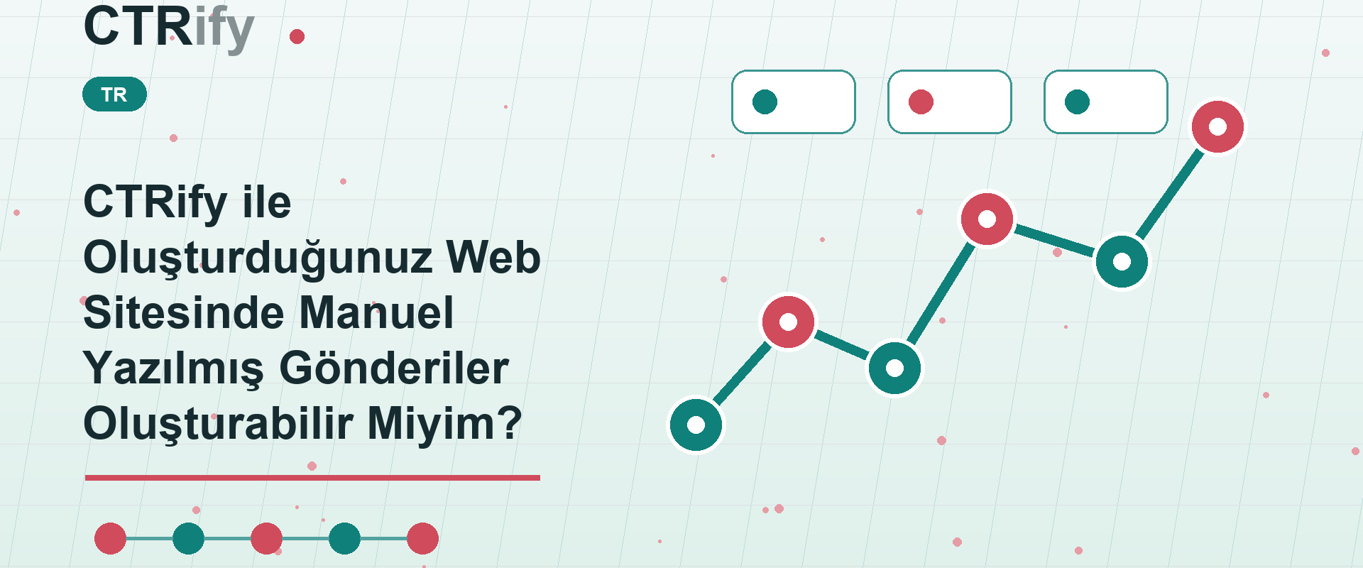 CTRify ile Oluşturduğunuz Web Sitesinde Manuel Yazılmış Gönderiler Oluşturabilir Miyim?