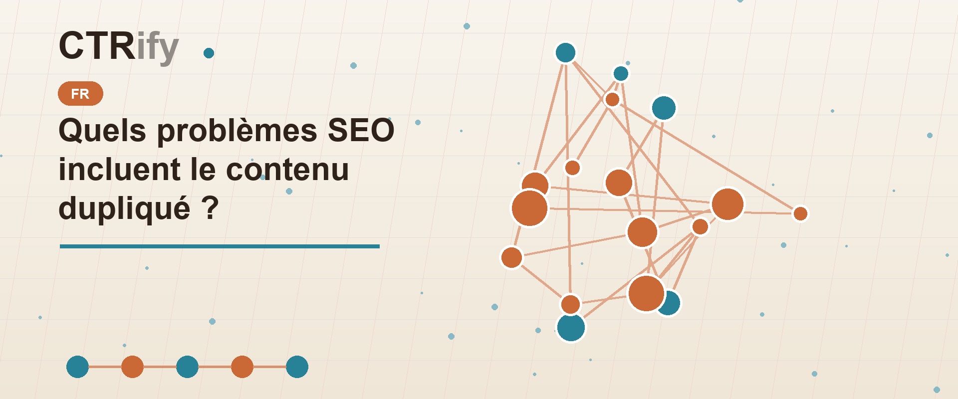 Quels problèmes SEO incluent le contenu dupliqué ?