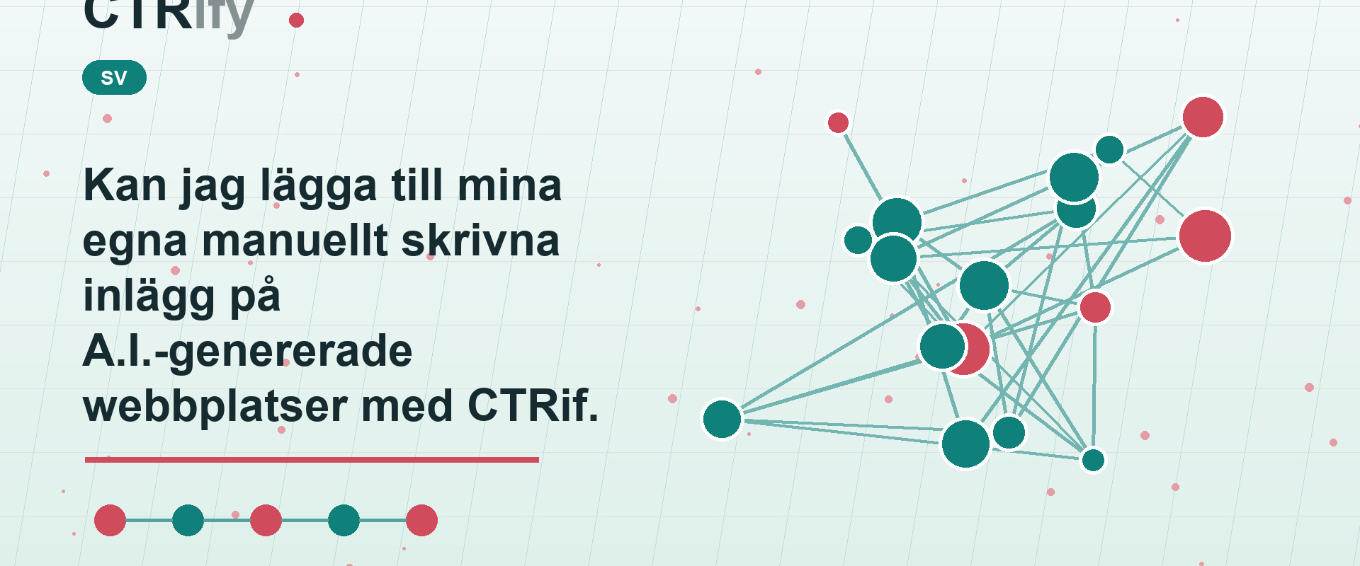 Kan jag lägga till mina egna manuellt skrivna inlägg på A.I.-genererade webbplatser med CTRify CMS?