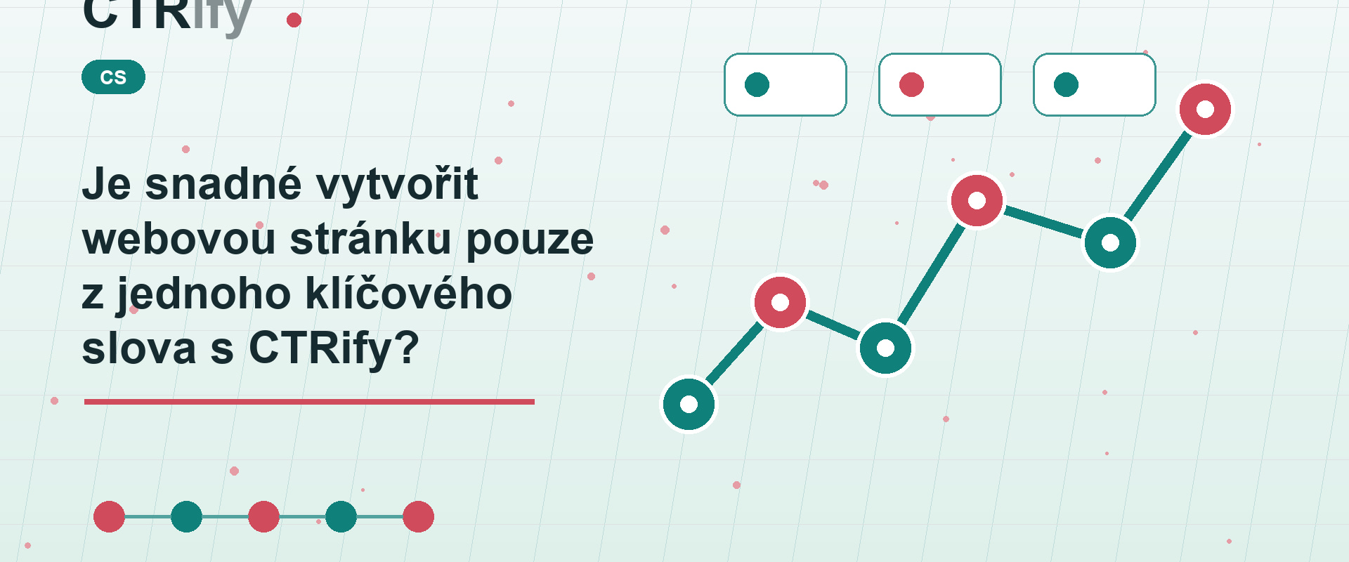 Je snadné vytvořit webovou stránku pouze z jednoho klíčového slova s CTRify?