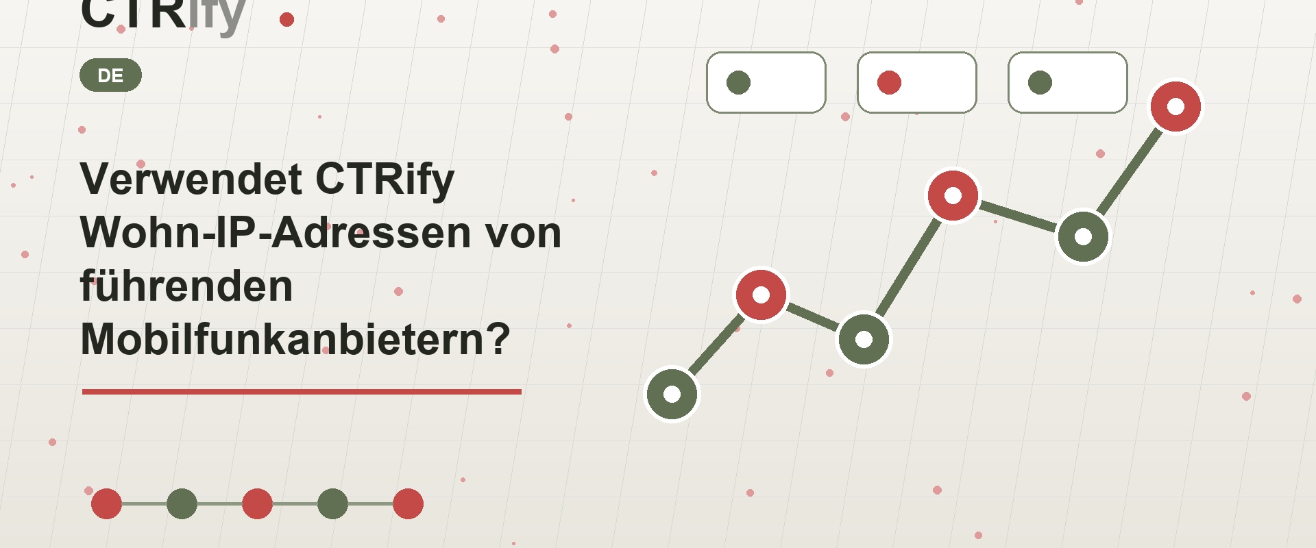 Verwendet CTRify Wohn-IP-Adressen von führenden Mobilfunkanbietern?