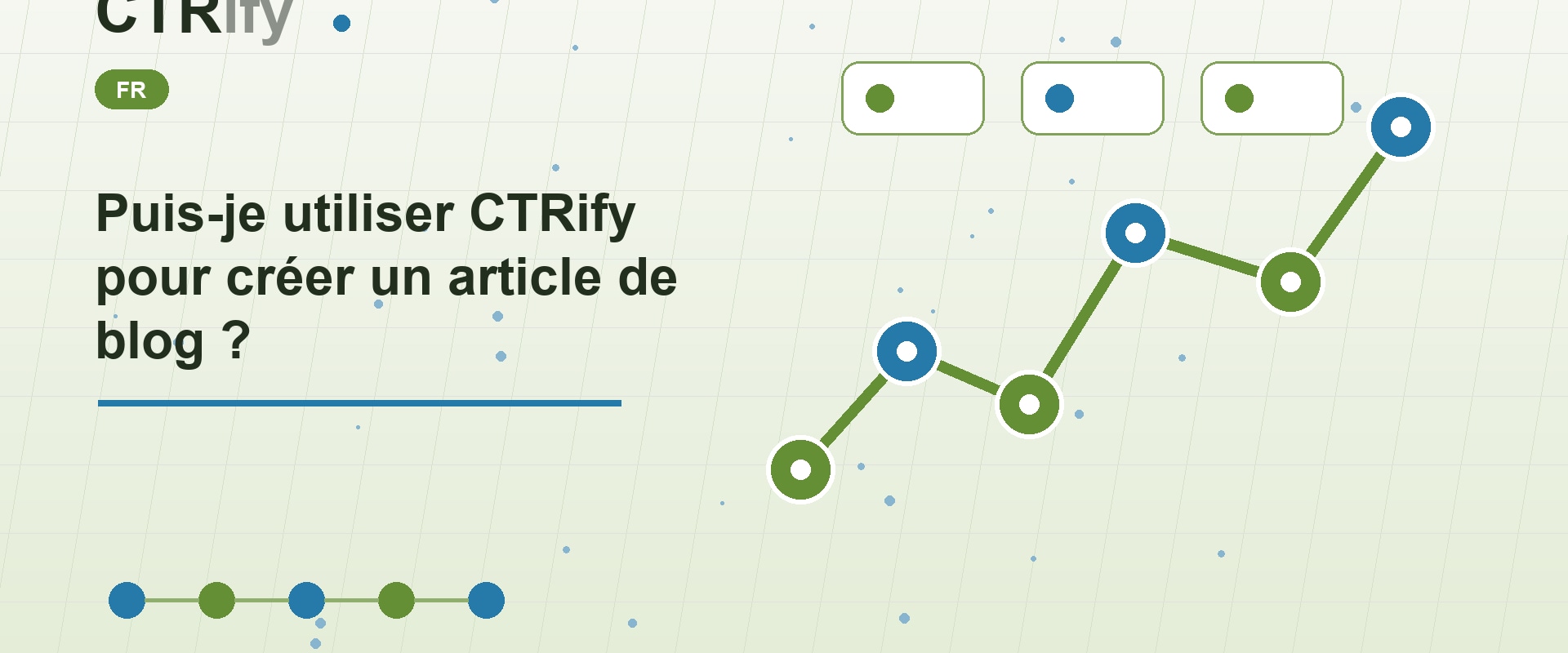 Puis-je utiliser CTRify pour créer un article de blog ?