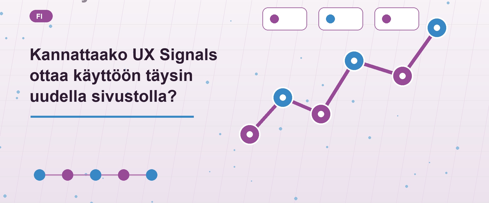 Kannattaako UX Signals ottaa käyttöön täysin uudella sivustolla?