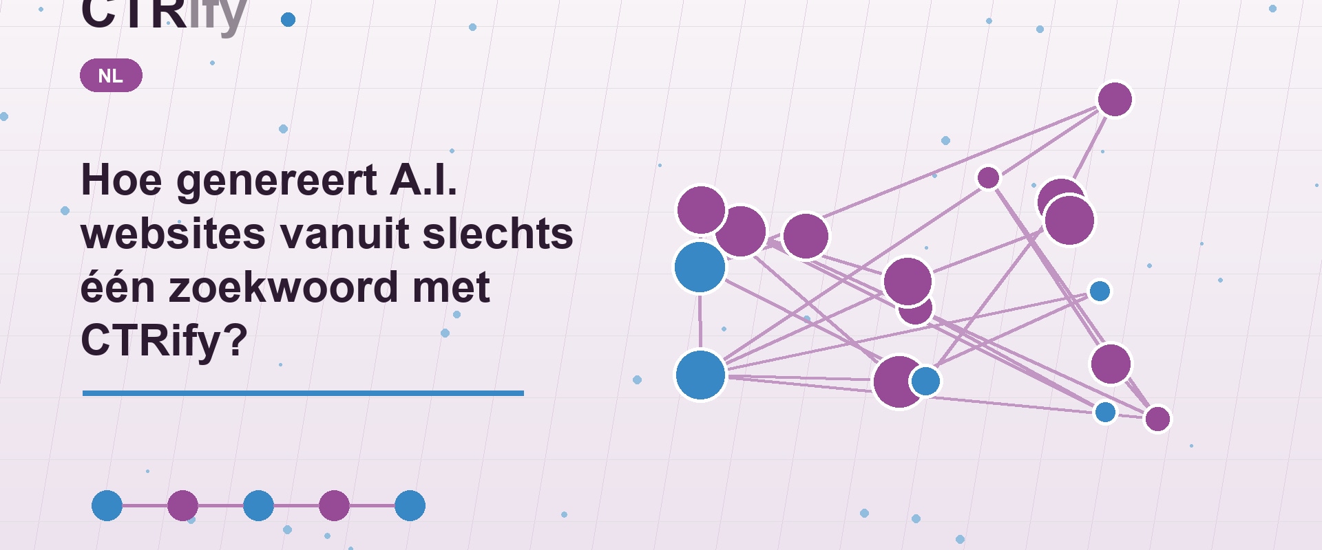 Hoe genereert A.I. websites vanuit slechts één zoekwoord met CTRify?