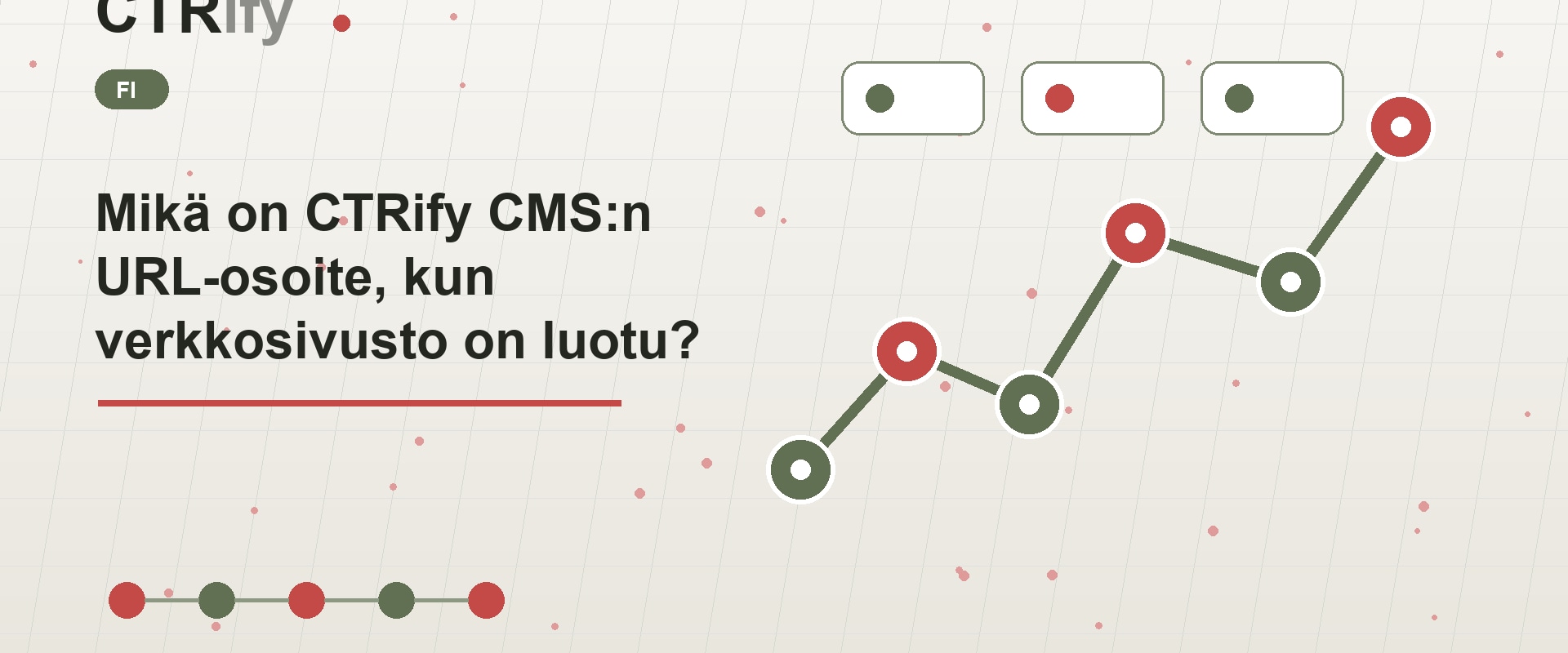 Mikä on CTRify CMS:n URL-osoite, kun verkkosivusto on luotu?