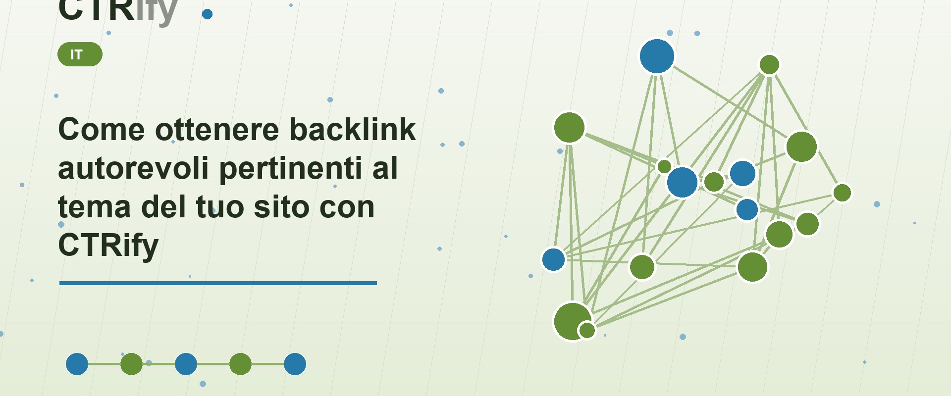 Come ottenere backlink autorevoli pertinenti al tema del tuo sito con CTRify