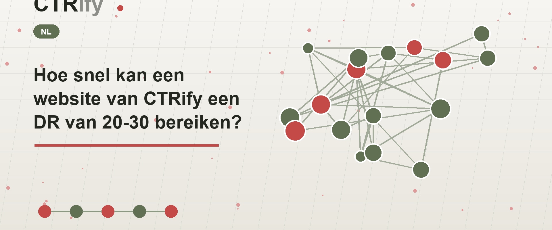 Hoe snel kan een website van CTRify een DR van 20-30 bereiken?