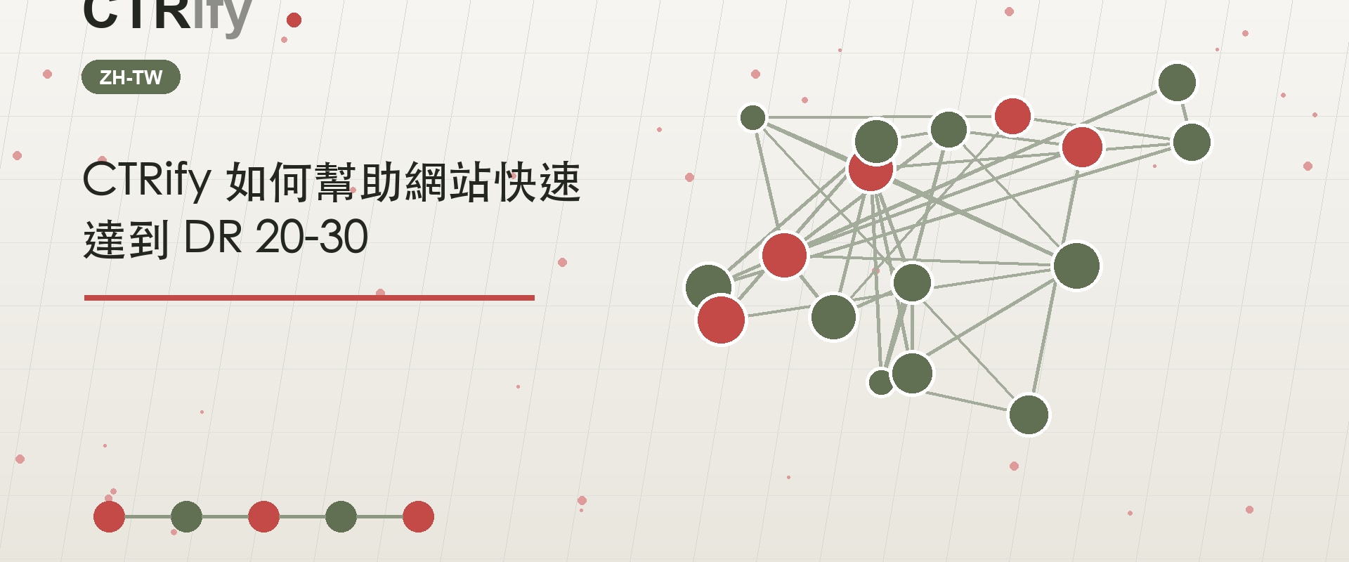 CTRify 如何幫助網站快速達到 DR 20-30