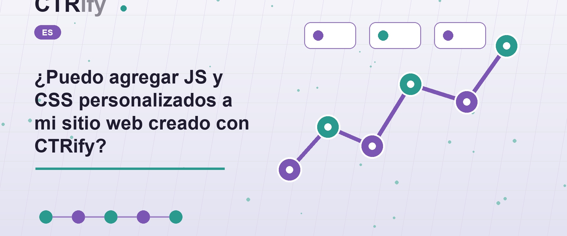 ¿Puedo agregar JS y CSS personalizados a mi sitio web creado con CTRify?