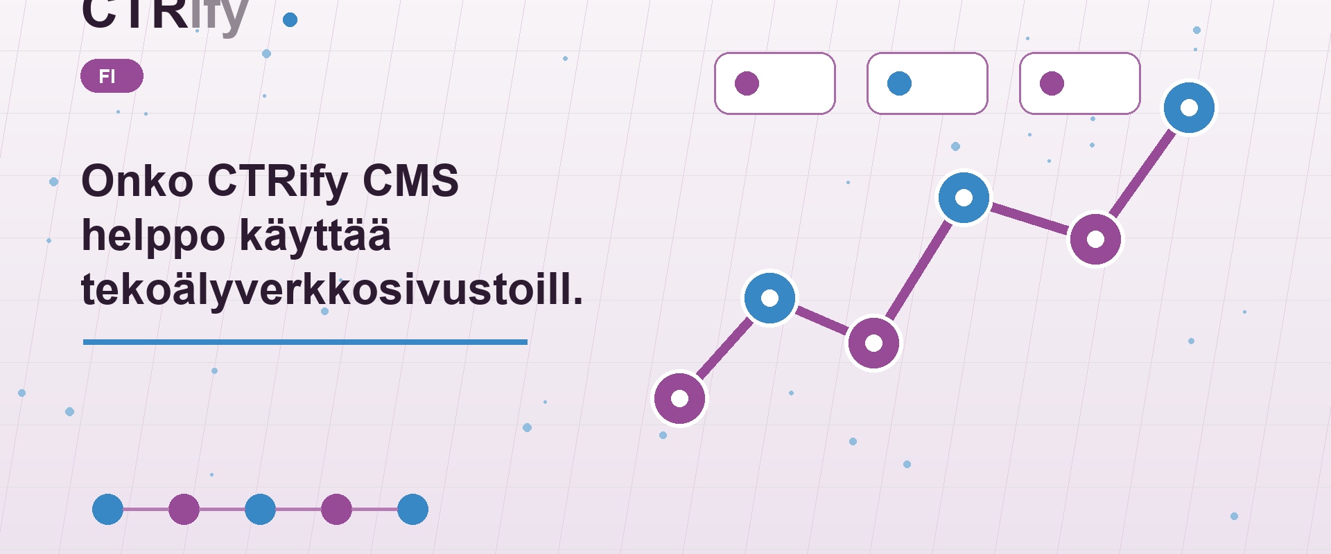 Onko CTRify CMS helppo käyttää tekoälyverkkosivustoille?