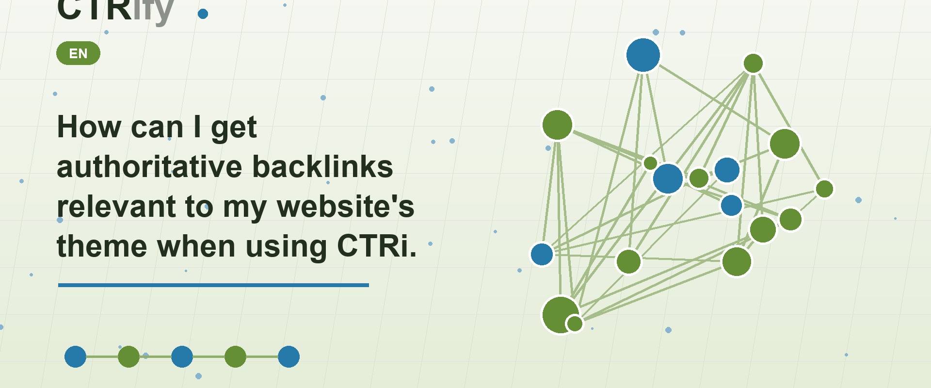 How can I get authoritative backlinks relevant to my website's theme when using CTRify?