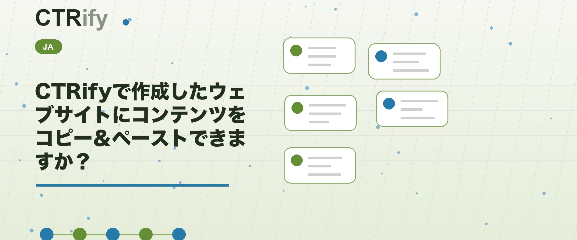 CTRifyで作成したウェブサイトにコンテンツをコピー＆ペーストできますか？