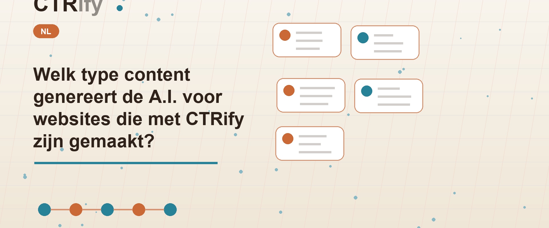 Welk type content genereert de A.I. voor websites die met CTRify zijn gemaakt?