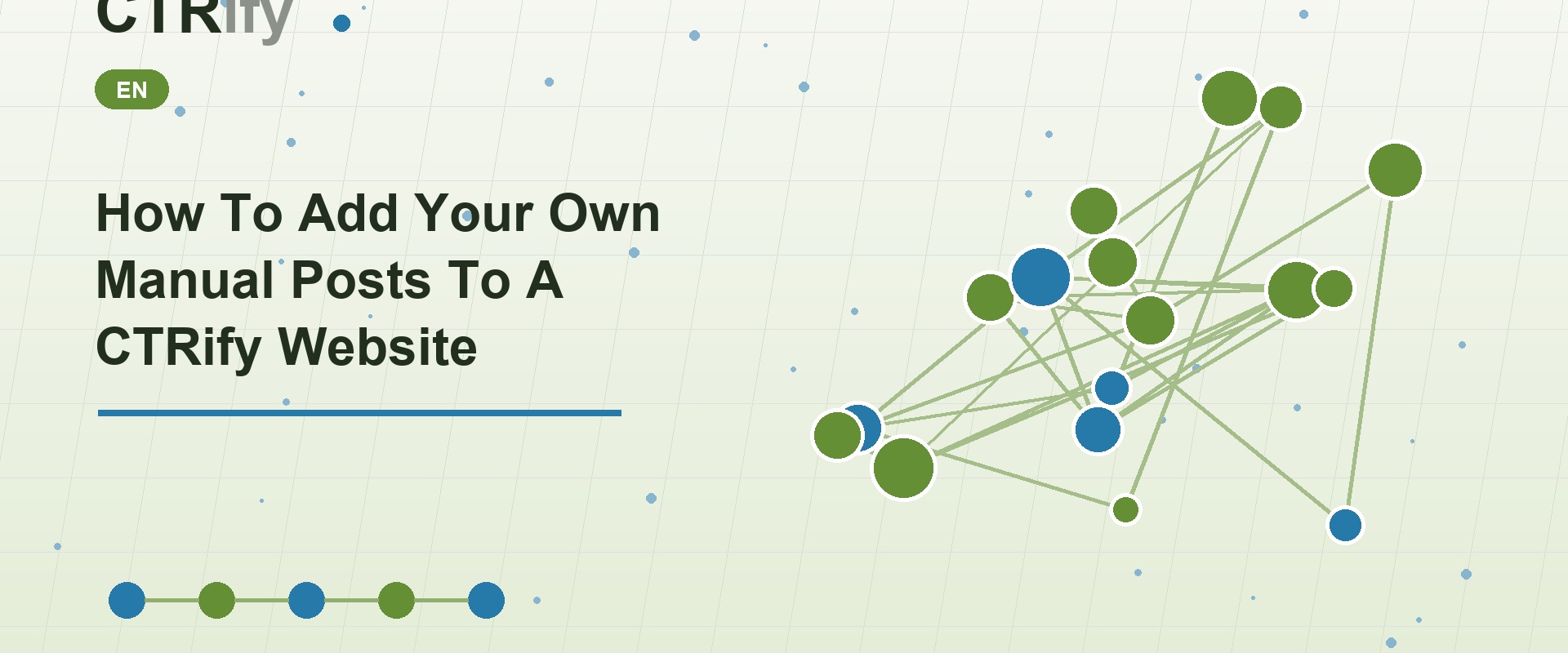 How To Add Your Own Manual Posts To A CTRify Website