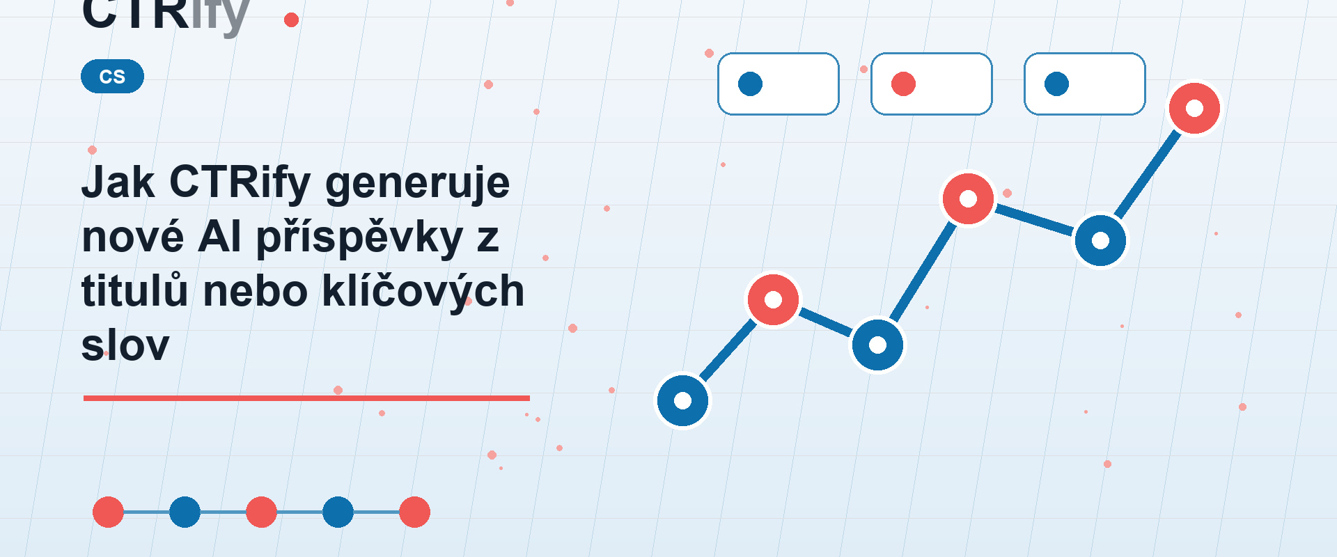 Jak CTRify generuje nové AI příspěvky z titulů nebo klíčových slov