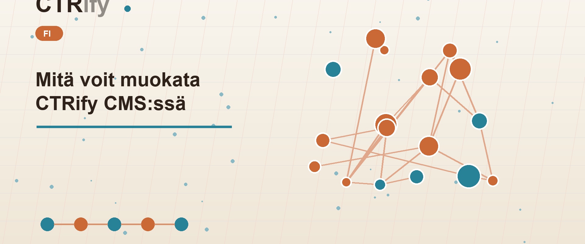 Mitä voit muokata CTRify CMS:ssä