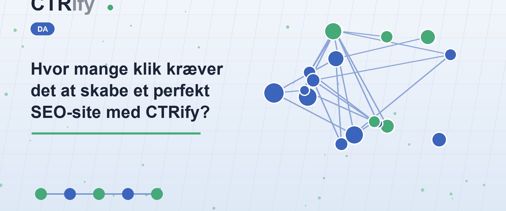 Hvor mange klik kræver det at skabe et perfekt SEO-site med CTRify?