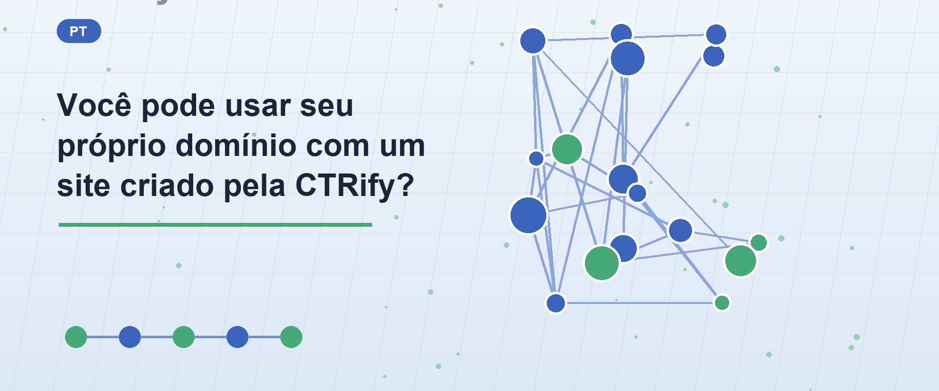Você pode usar seu próprio domínio com um site criado pela CTRify?