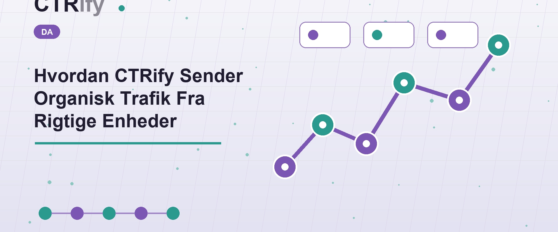 Hvordan CTRify Sender Organisk Trafik Fra Rigtige Enheder