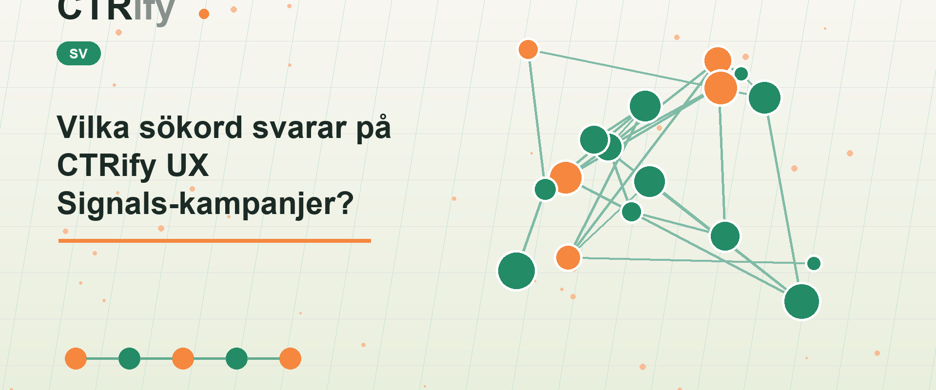 Vilka sökord svarar på CTRify UX Signals-kampanjer?