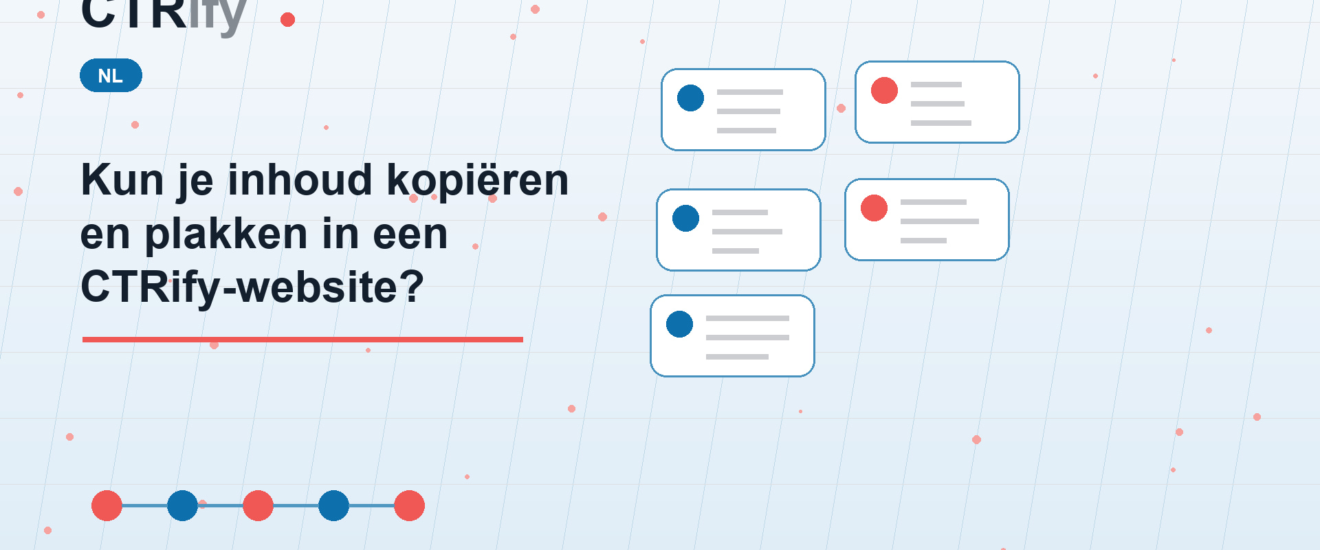 Kun je inhoud kopiëren en plakken in een CTRify-website?