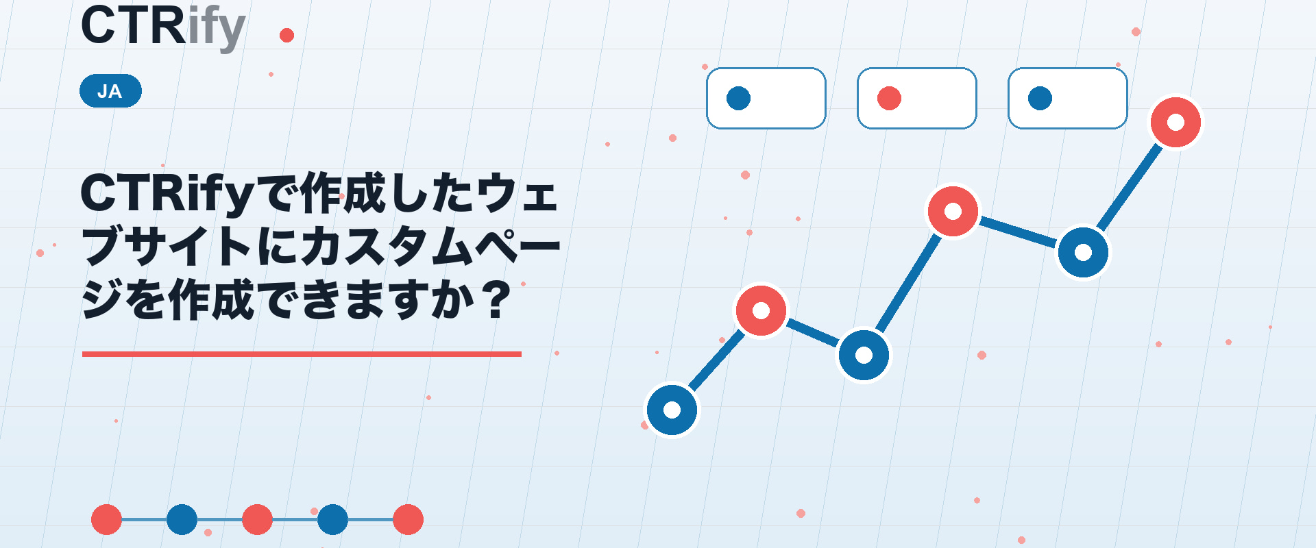CTRifyで作成したウェブサイトにカスタムページを作成できますか？