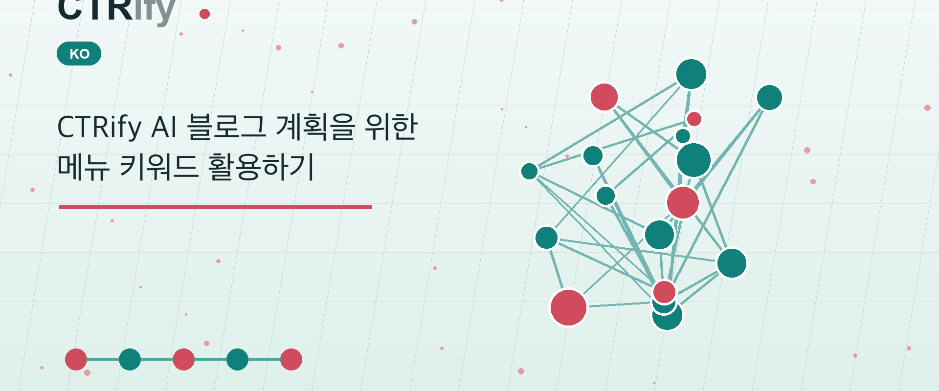 CTRify AI 블로그 계획을 위한 메뉴 키워드 활용하기