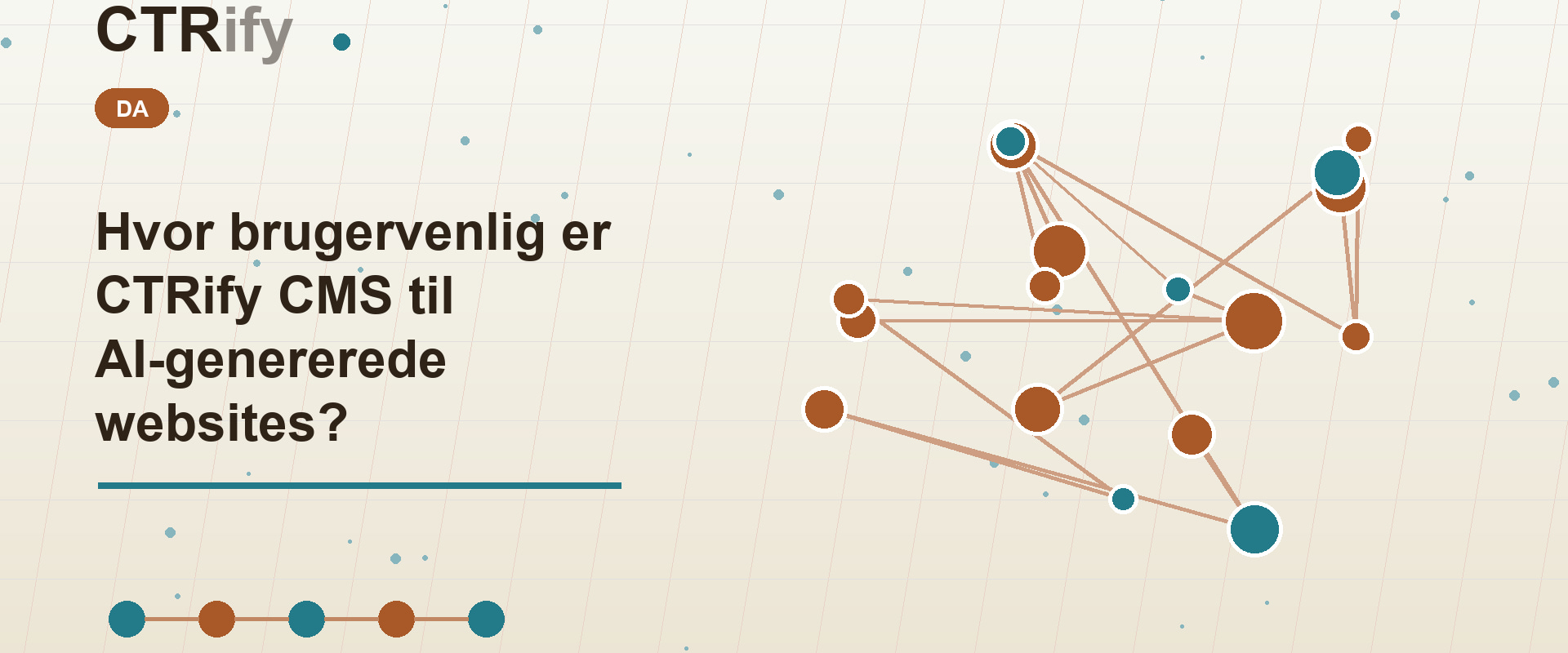 Hvor brugervenlig er CTRify CMS til AI-genererede websites?
