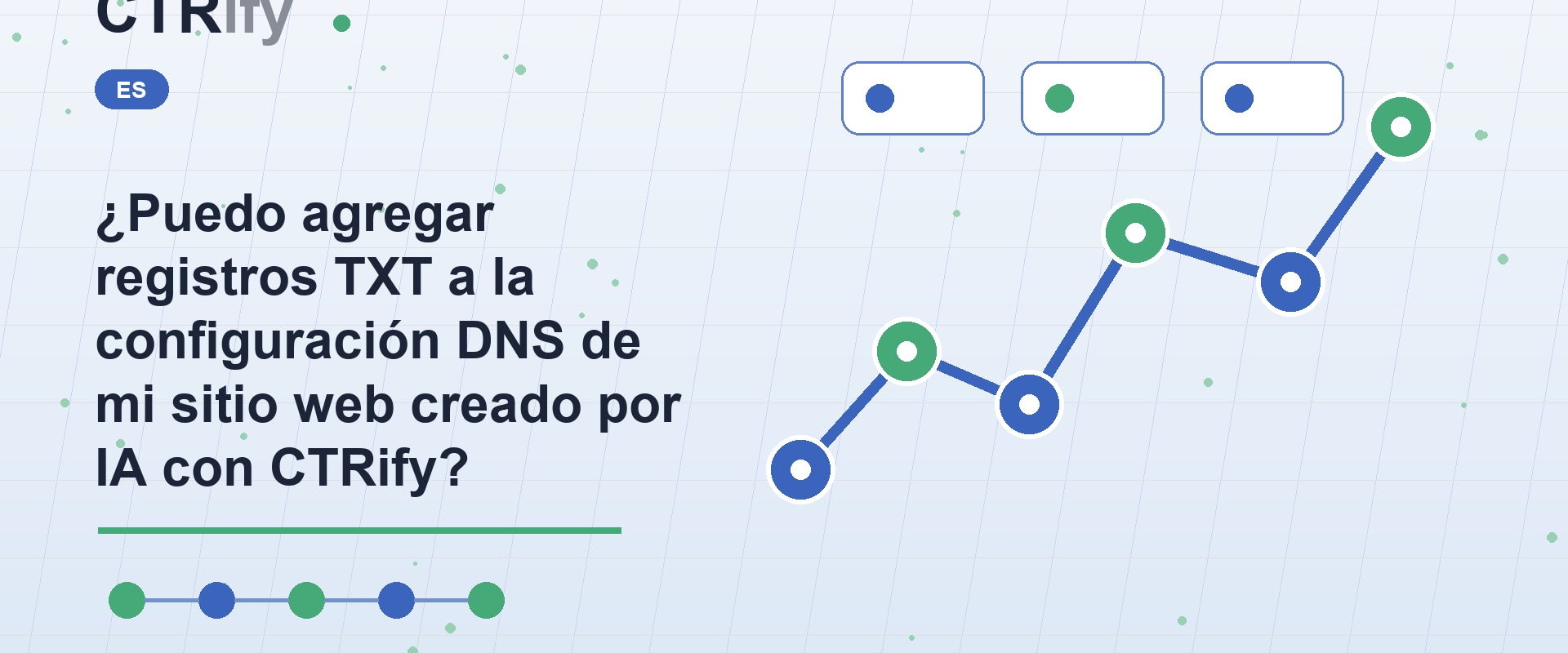 ¿Puedo agregar registros TXT a la configuración DNS de mi sitio web creado por IA con CTRify?