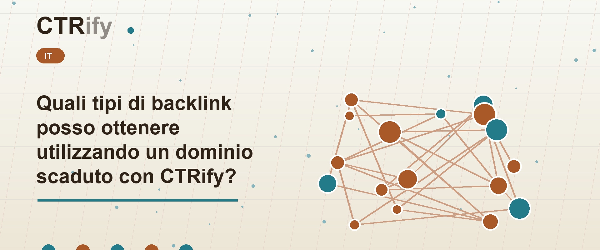 Quali tipi di backlink posso ottenere utilizzando un dominio scaduto con CTRify?