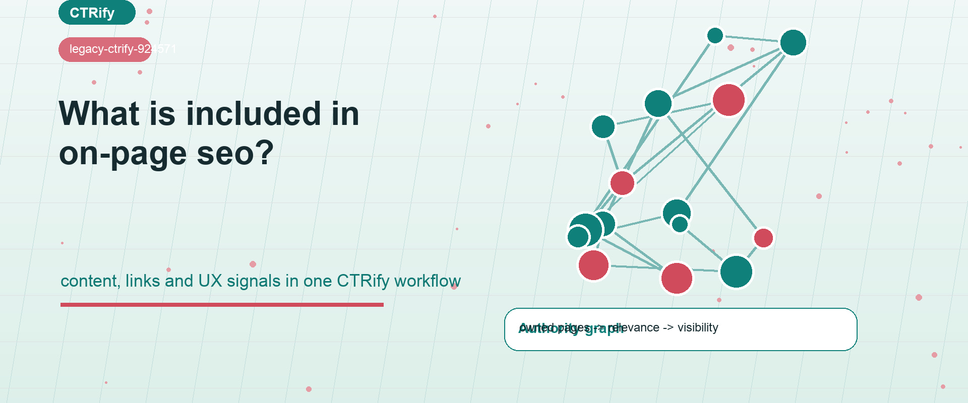 What Is Included In On-Page SEO With CTRify