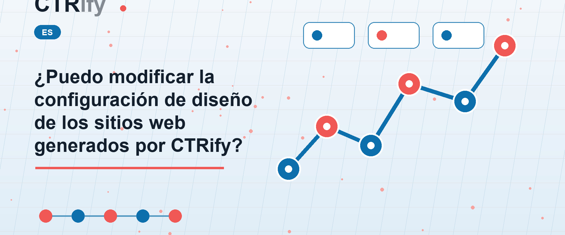 ¿Puedo modificar la configuración de diseño de los sitios web generados por CTRify?