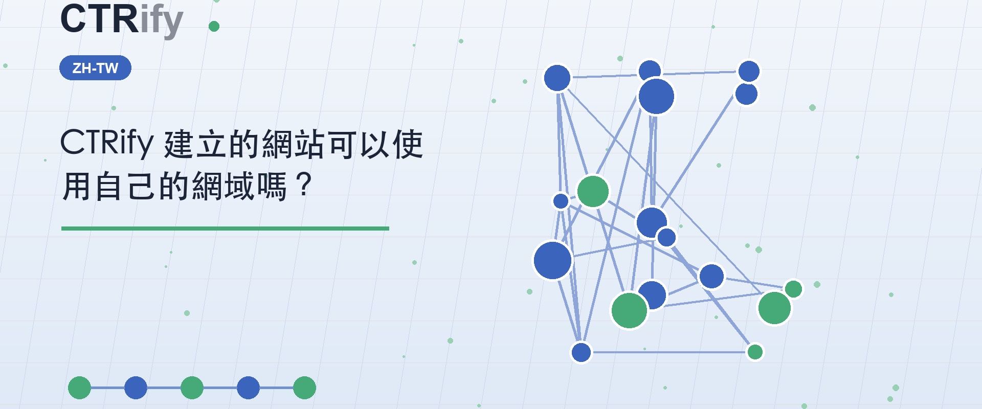 CTRify 建立的網站可以使用自己的網域嗎？