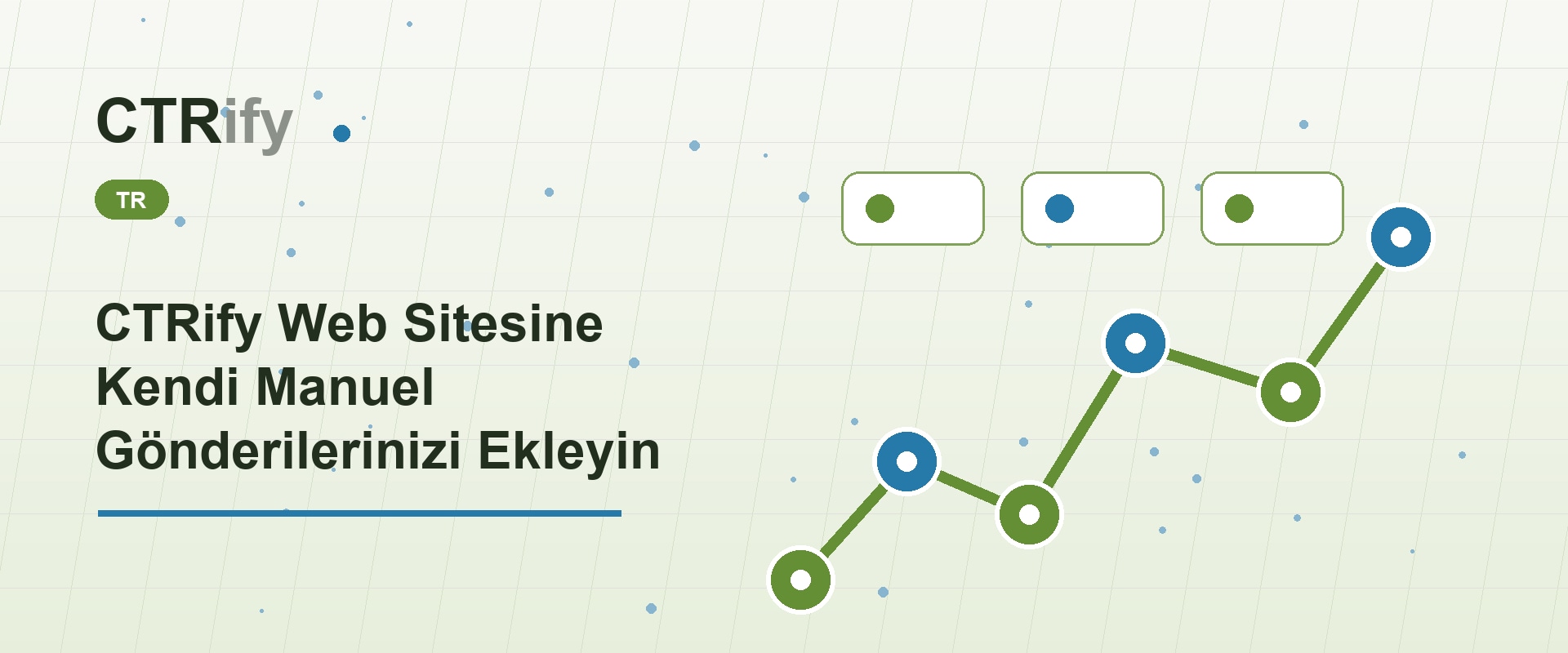 CTRify Web Sitesine Kendi Manuel Gönderilerinizi Ekleyin