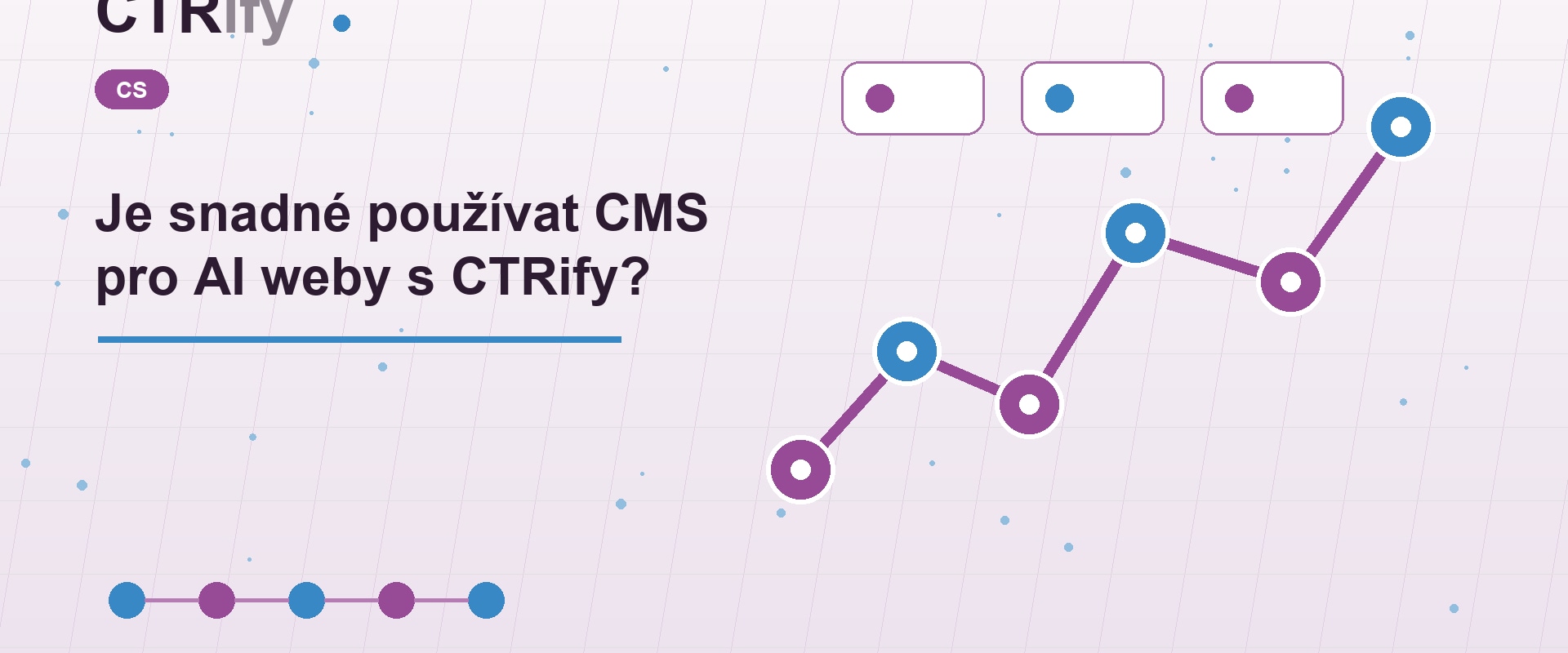 Je snadné používat CMS pro AI weby s CTRify?