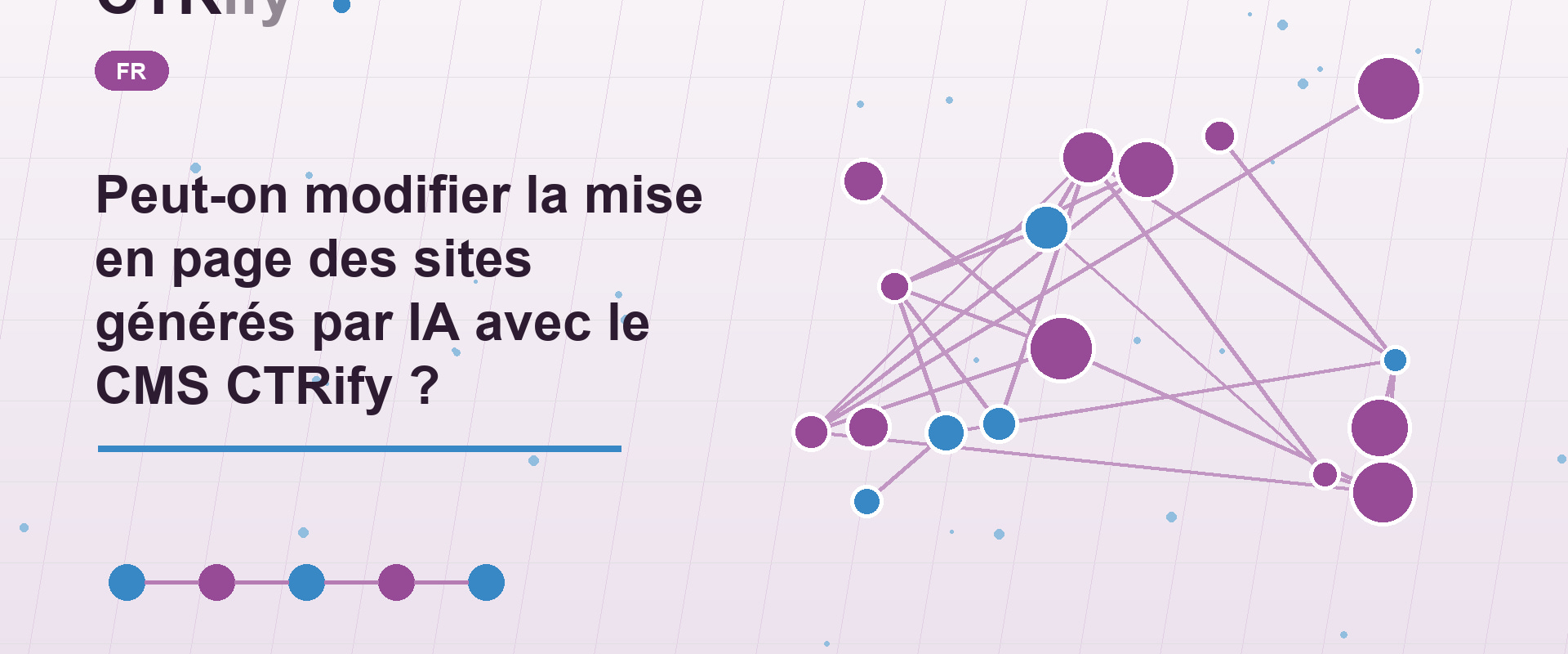 Peut-on modifier la mise en page des sites générés par IA avec le CMS CTRify ?
