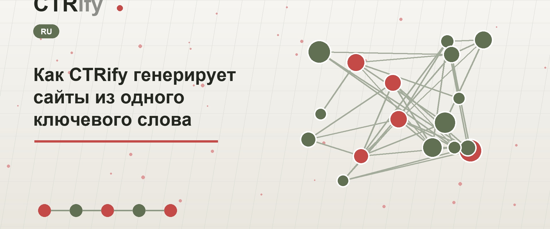 Как CTRify генерирует сайты из одного ключевого слова