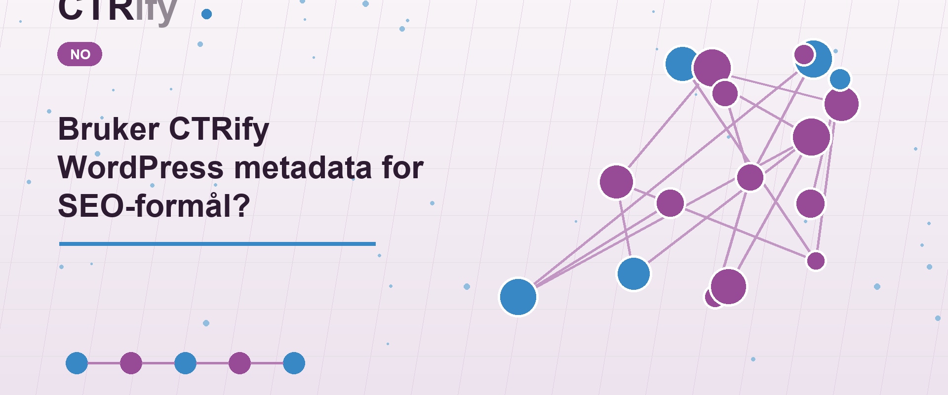 Bruker CTRify WordPress metadata for SEO-formål?