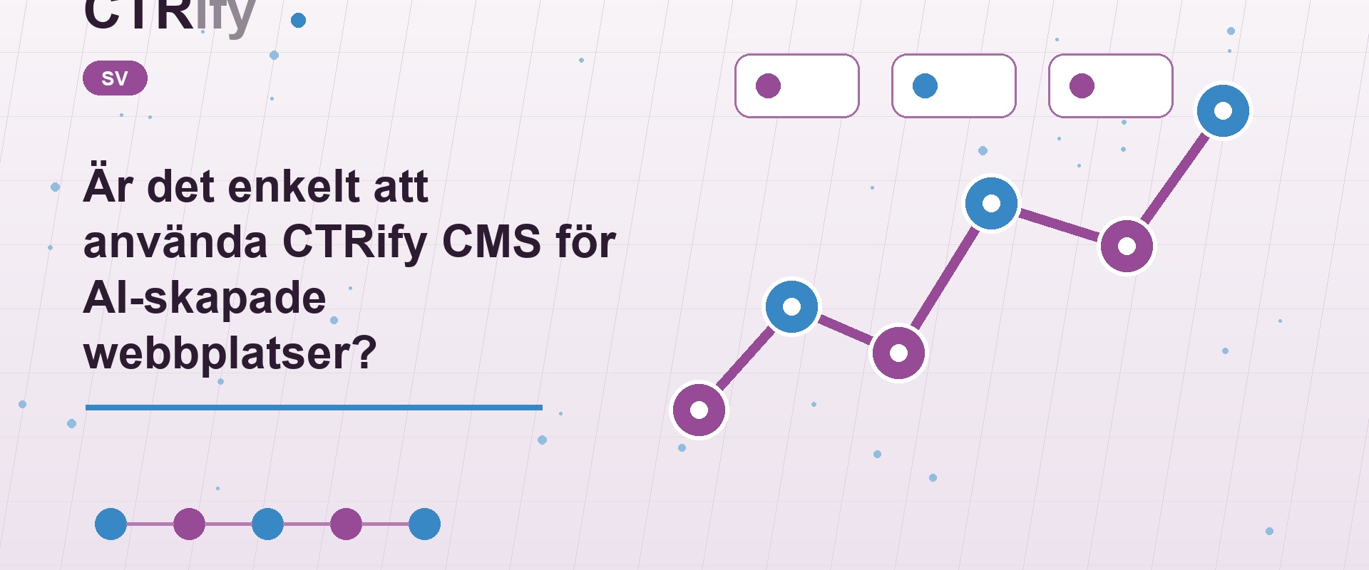 Är det enkelt att använda CTRify CMS för AI-skapade webbplatser?
