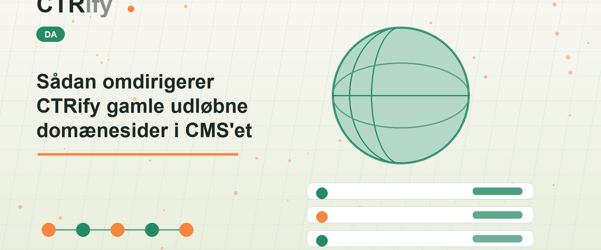 Sådan omdirigerer CTRify gamle udløbne domænesider i CMS'et