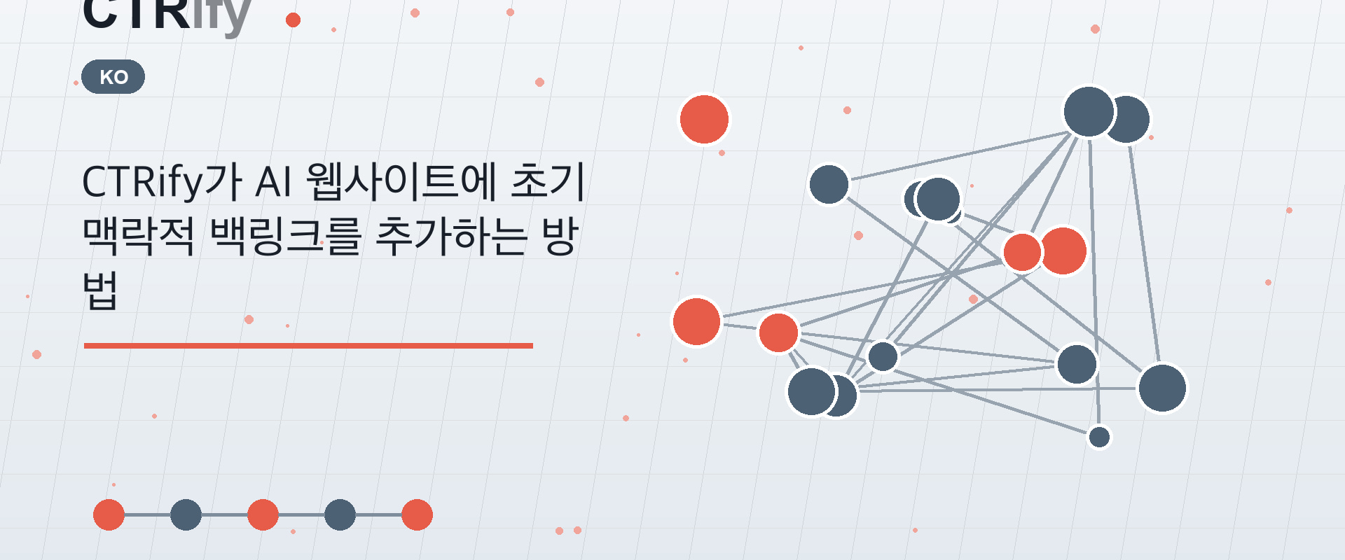 CTRify가 AI 웹사이트에 초기 맥락적 백링크를 추가하는 방법
